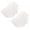White, variant on harmtty 1 Pair Silicone Forefoot Pads Soft Breathable Foot Protector Pain Relief Insole,White