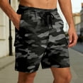 thumbnail image 2 of Mens Camo Shorts Loose Fit Cargo Shorts for Men Multi Pocket Lightweight Fishing Hiking Cargo Shorts, 2 of 5