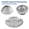 thumbnail image 5 of Vegetable Steamer Basket, Stainless Steel Veggie Steamer Basket, 5 of 5