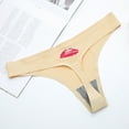 thumbnail image 3 of Bigersell Lace Panties Clearance Plus Size Underwear Women 4X-5X High Cut Panty Style P-1279 Cotton Boyshort Panties Thongs Ladies Briefs Mid Waist Women's Briefs Khaki M, 3 of 5