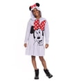 thumbnail image 4 of Minnie Mouse Girls Hooded Long Sleeve Cosplay Dress, Sizes 4-12, 4 of 13