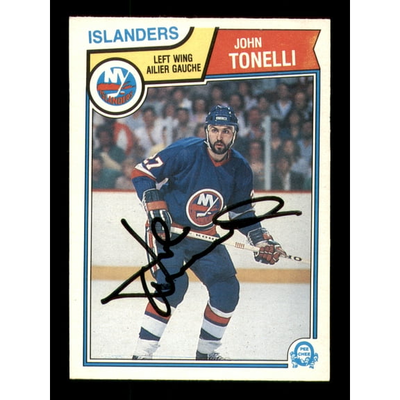 John Tonelli Autographed 1983-84 O-Pee-Chee Card #20 New York Islanders SKU #251949