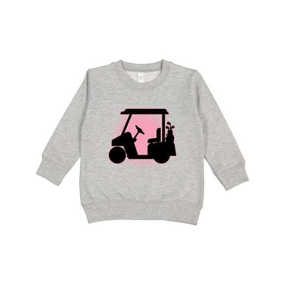 Inktastic Golfing Girls Golf Cart Toddler Sweatshirt