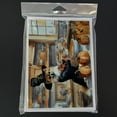 thumbnail image 3 of Pomeranian Fall Kitchen Pumpkins Greeting Cards and Envelopes Pack of 8 7 in x 5 in, 3 of 3