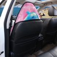 thumbnail image 5 of POLERO 1 Pack Car Seat Towel Cover Easy Install, Compatible with Van Truck Car Interior Plush Microfiber Car Seat Cover Watercolor Two Dolphins, 5 of 7