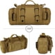 thumbnail image 2 of Riñonera táctica de asalto militar, cinturón de cadera, eslinga, bolsa de equipo lumbar del ejército, bolsas de alcance para manillar de cámara EDC (parche incluido), marrón, 2 of 5