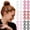 Glossy Pink/Red, variant on 36 count 1.26" Hair Clips Metal Snap Barrettes for Women 2000s Y2K | Barrettes for Teen Girls Thin Fine Hair Aesthetic Accessories for Hair Styling-Glossy Dark Brown