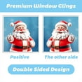 thumbnail image 3 of 155 PCS Christmas Snowflake Window Stickers - Xmas Holiday White Winter Christmas Window Decorations Ornaments(9 Sheets), 3 of 6