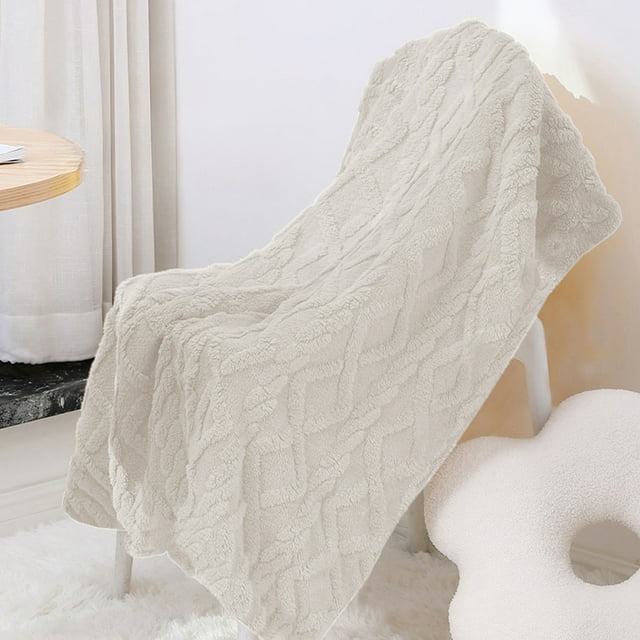 UsRHHA Shawl Wool Blanket, Soft Polyester Nap Blanket for Sofa Office, Warm Student Dormitory Bed Cape Throw for Couch Reading Napping