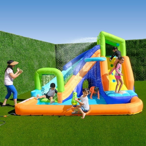 My 1st Water Slide Splash and Slide with Tunnel and Water Arch