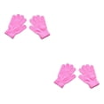 thumbnail image 4 of Minnieouse 1 par de guantes para niños, accesorio de ropa de estilo Simple, cubiertas cómodas para calentar las manos, guante tejido para niños Rosado 2piezas, 4 of 6