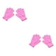 thumbnail image 3 of Sonducket 1 par de guantes para niños, accesorio de ropa de estilo Simple, cubiertas cómodas para calentar las manos, guante tejido para niños Rosado 2piezas, 3 of 6