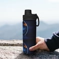 thumbnail image 7 of Daiia Astronaut Printed 18 OZ Sports Insulated Kettle Drinking Cup Water Bottle Stainless Steel Kettle Portable Cup For Gym, 7 of 7