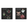 thumbnail image 1 of Halloween Refrigerator Witch Pumpkin Skeleton Stickers Decorative Fridge Set For Home Kitchen Party 6PCS, 1 of 6