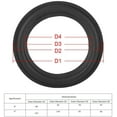 thumbnail image 5 of 5in/4in Speaker Repair Part Kits, Speaker Foam Edge Surround Rings for Repair or DIY Replacement (1#), 5 of 5