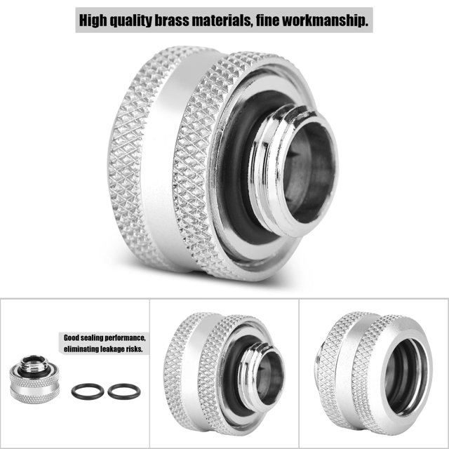 Accesorios de Tubo de Refrigeración por Agua Accesorio de Compresión de Tubo Rígido de Refrigeración de 14 Mm con Anillos de Sellado para Tubo Rígido de Diámetro Exterior ANGGREK Otros