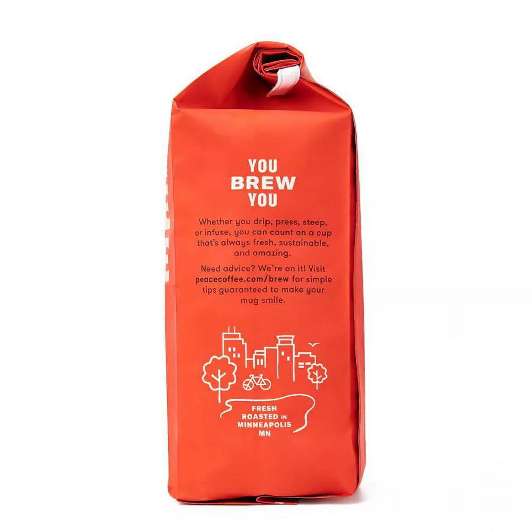 Peace Coffee Whole Bean Twin Cities Blend 12 oz