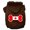 Brown, variant on Pet, Dog Cat Hoodie Screen Printed, "Bone Shaped Canadian Flag"