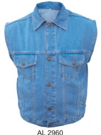 4xl denim vest