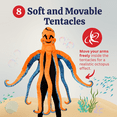 thumbnail image 5 of Dress-Up-America Octopus Costume - Squid Costume - Adults Funny Halloween Fish Costume, 5 of 6