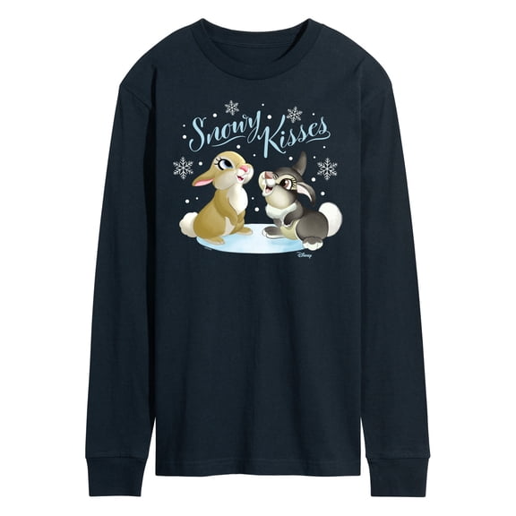 Disney Bambi - Christmas - Snowy Bunny Kisses - Men's Long Sleeve T-Shirt