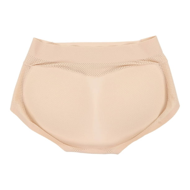 Padded Underwear, Skin Color Breathable Padded Panties Body Shaping Nylon  Wet Absorption For Party Skin Color 