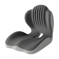 thumbnail image 1 of Cojín de asiento, almohada para coxis, cojín versátil de espuma viscoelástica para silla, almohada de apoyo para la espalda, para sillas de ruedas, Negro, 1 of 8