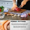 thumbnail image 4 of CHOK Ultra Durable Series Cut Resistant Gloves - Cutting Gloves for Chefs  BBQ and Cooking - Level 5 Protection; Food Grade Safe Cut Proof Gloves - Grey  Medium Size [2-Pack], 4 of 5
