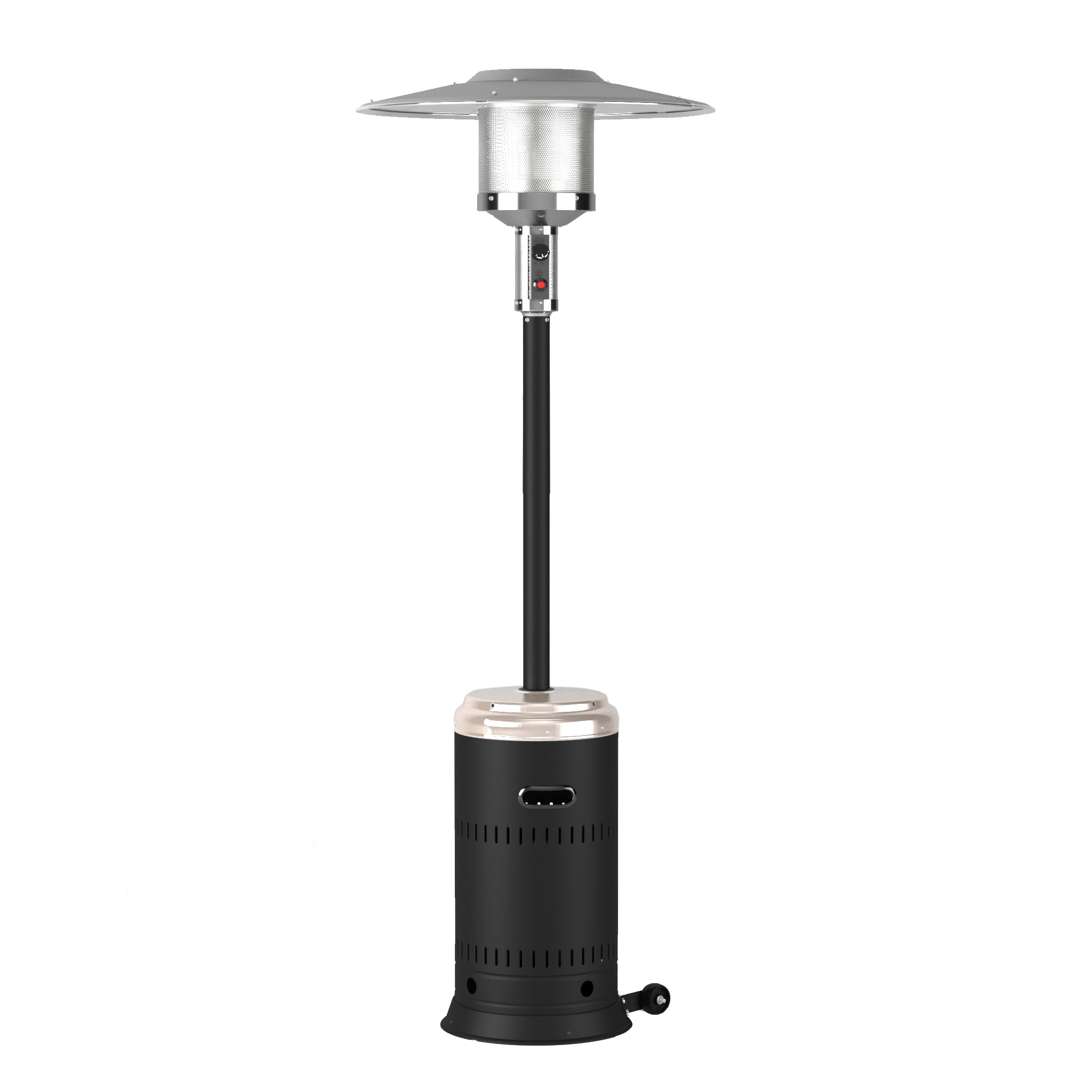 Fire Sense Freestanding Black Propane Patio Heater
