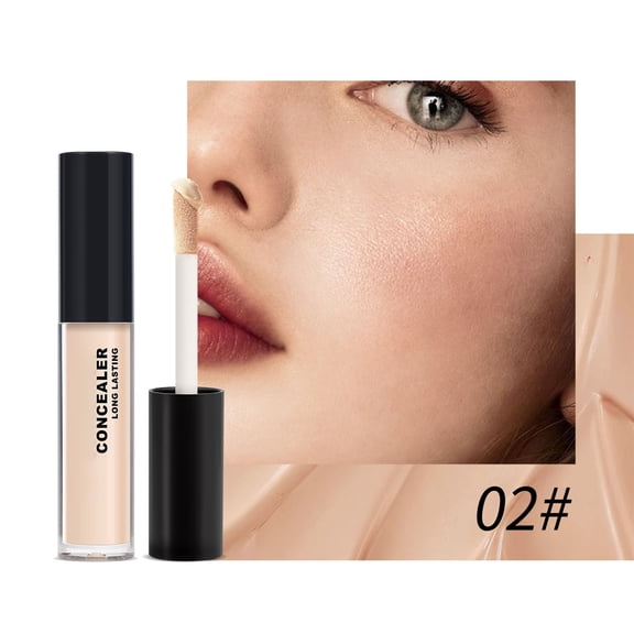 Concealer, Liquid Contouring Concealer, Full Coverage Makeup for Acne Dark Spots Dark Circles and Blemishes, Soft Matte Finish, Brightening Under-Eye Face Makeup