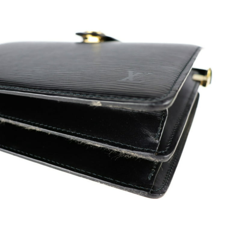 Louis Vuitton Wallet Purse Epi Black Woman unisex Authentic Used