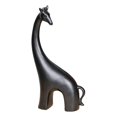 thumbnail image 3 of yotijay Giraffe Statue Abstract Modern Decorative Figurine for Desk Entrance Cabinet Black L, 3 of 9