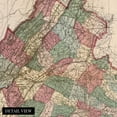 thumbnail image 2 of 1871 State Map of Virginia - Vintage Map Wall Art - Vintage Virginia Map with Population of Cities, Towns and Townships - Virginia Wall Map - Virginia Decor, 2 of 8