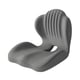 thumbnail image 4 of Cojín para silla de oficina con soporte lumbar, cómodo cojín de espuma viscoelástica para asiento y respaldo, almohadilla para silla de juego de coche Gris, 4 of 8