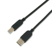 onn 10ft USB Printer Cable, USB to USB-B, Gray, 1 Piece per Pack