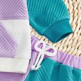 thumbnail image 4 of TOWED22 Toddler Girl Clothes Fall Winter Baby Outfits Cute Print Sweatshirt + Flared Pants Set 2 Piece,Purple,2-3 Y, 4 of 7