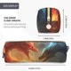 thumbnail image 3 of Disketp Red And Blue Fire Dragon B Estuche de Lápices de Cuero con Cierre, Estuche Compacto para Papelería, Bolígrafos y Accesorios Pequeños, 3 of 7