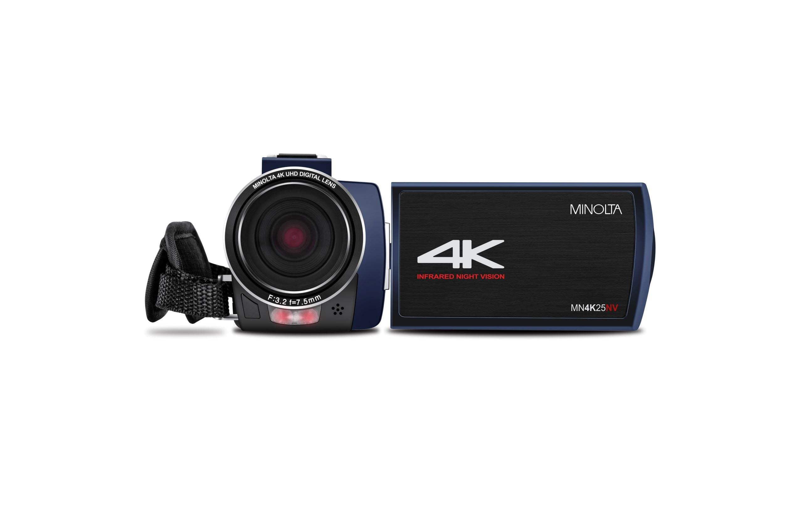 Minolta MN4K25NV 4K Ultra HD 30 MP Night Vision Camcorder (Black)