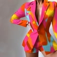 thumbnail image 1 of X  2PCS Woman Suit Jacket  Casual Pocketed Office Blazers Draped Open Front Cardigans Jacket Work Suit, 1 of 2