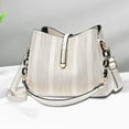 thumbnail image 3 of Faraee Tote Bag for Women Leather Shoulder Hobo Handbags Large Crossbody Bags Purse Satchel White, 3 of 4