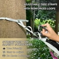 thumbnail image 3 of Hanging Hammock Portable Travel Camping For Outdooor Beach Camping Hiking A Skull & Floral Design, 3 of 8