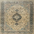 thumbnail image 1 of Ahgly Company Tapis d'Intérieur Carré Traditionnel Brun Persan, 3' Carré, 1 of 6