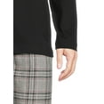 thumbnail image 6 of Hanes Men's and Big Men's ComfortSoft Long Sleeve Crew & Cotton Flannel Pant Pajama Set, 6 of 6