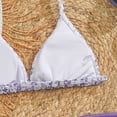 thumbnail image 6 of Shadoumai Girls Swimsuit Size 6 Ribbed Bikini Set Spaghetti Strap Tankini 3-Piece Girls Bathing Suit&nbsp;size 8 Ruched Color Block Swimwear Set Girl, 6 of 8