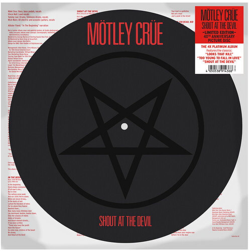 Motley Crue - Shout At The Devil - Vinyl LP Music & Performance