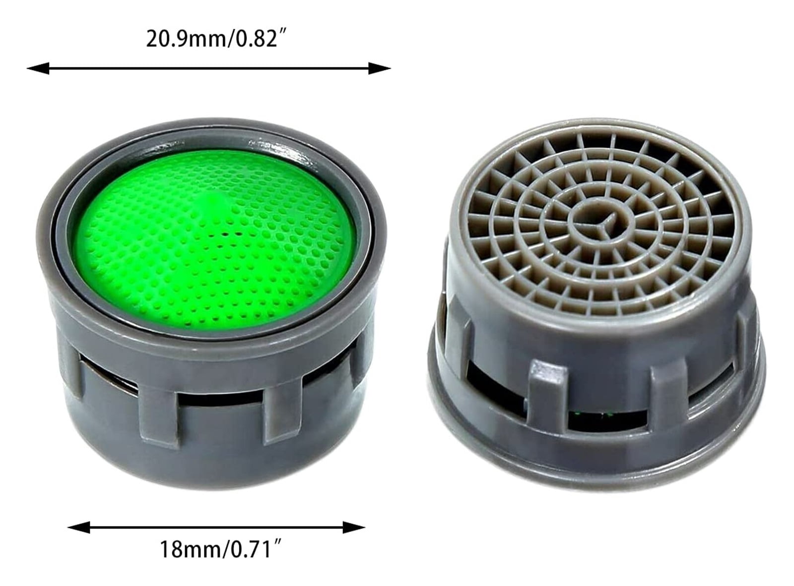 20PCS Tap Aerator-Basin Tap Filter- Faucet Plastic Insert Replacement Nozzle Filter - Faucet Flow Restrictor Replacement Parts For Kitchen And Bathroom ,Easy to Operate