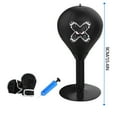 thumbnail image 3 of Hearth & Gear Desktop Punching Bag Tabletop Boxing Punch Speed Punching Bag Stress Punching Bag Suction Cup Punching Bag Boxing Training Bag Punching Bag For Yoga Bricks Yoga Gear Storage Rack Yoga, 3 of 6