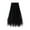 Black, variant on Lovzfmll Skirts for Women, Women Irregular Long Tulle Skirts Elastic High Waist Mesh Tulle Maxi Skirt Pink One Size