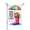 Color 2, variant on Joocar Spring Garden Flag Cardinals Perched On Branch With Leaves Linen Summer Garden Flags for Outside 12x18 inch