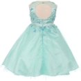 thumbnail image 3 of Big Girls Elegant 3D Flowers Sequence Tulle Saint Belt Waist Easter Flowers Girls Dresses Purple 10 (C50C26C), 3 of 4